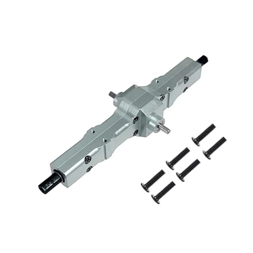 for WPL for Henglong 1/16 Remote Control Car Six Drive Army Kakas Semi-Cartoon with Upgraded Metal Bridge Assembly RC Upgrade Parts RC Car Repair Kit(Metallic) - color: Metallic