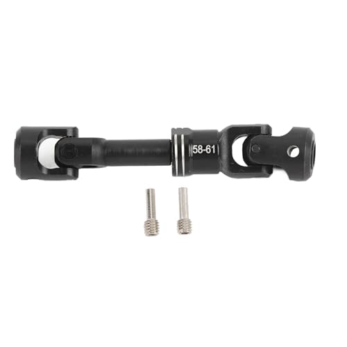 RC Drive Shaft, Metal RC Car Crawler Drive Shaft with Screws for SCX10 1/10 Cars (58-61MMM - size: 58-61MMM