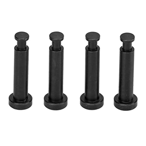 RC Car Suspension Parts, Hingepin Kingpin Set Steel Arm, Durable Lightweight for 1/10 Scale RC Buggy Off Road Truck Enthusiasts