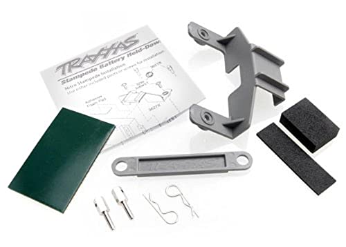 Traxxas 3627X Receiver and Battery Hold-Down Plate with Hardware