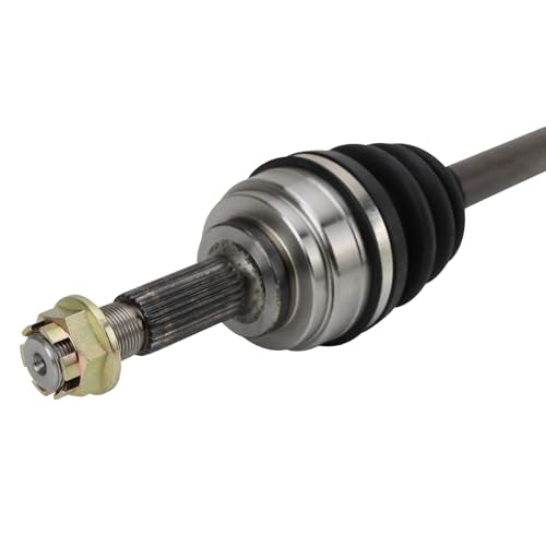 TRQ Front Left and Right CV Axle Assembly Set 2 Piece for 2012 Nissan Versa S SV SL CVT 2013-2014 Versa CVT 2014 Note SV 2015-2016 Note 2015-2019 S Plus 2017-2019 - style: CSA36021