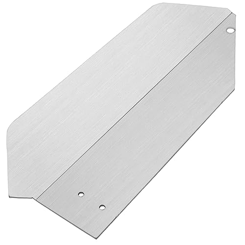 Stainless Steel Chassis Armor Skid Plate Ront Center Rear Chassis Protecter Guard Compatible with Traxxas Slash 4X4 1/10 RC Crawler Car