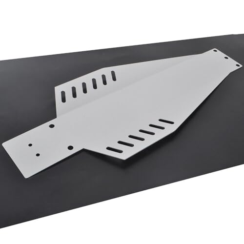 Aluminum Chassis Protector Skid Plate for 1/10 Traxxas Slash 2WD Rustler Bandit Replace Chassis VXL Upgrades