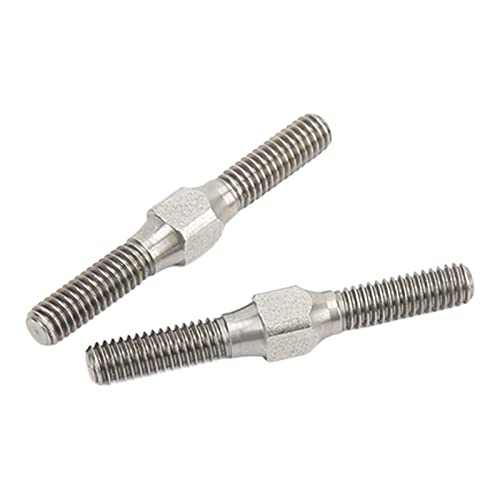 RC Turnbuckle Link Steel 2 - Pack | Heavy - Duty Tie Rod for ARRMA Granite/Big Rock/Senton 1/10 Scale RC Cars | M4 Thread Adjustable Linkage Kit