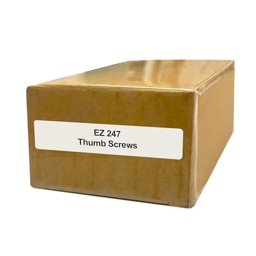 CarBowz EZ Line License Plate Screws and Bolts (Thumb Screws)