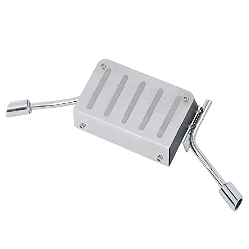 Fuel Tank Exhaust Pipe Replacement Accessory Compatible with Traxxas TRX-4 1/10 RC Car – Stainless Steel & Plastic Simulation Exhaust Pipe Kit with Screws