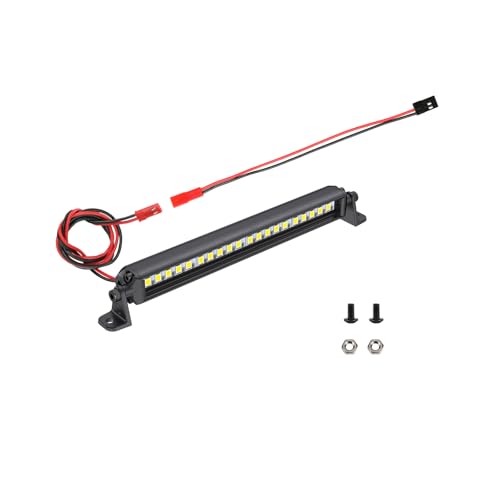 RC Light Bar 20 LED 4.5 Inch Aluminum RC Lights RC Crawler Accessories for Axial SCX10 Traxxas TRX4 TRX4M Arrma Senton Redcat GEN7 1/10 1/18 Scale Rock Crawler Truck (4.5inch) - size: 4.5inch