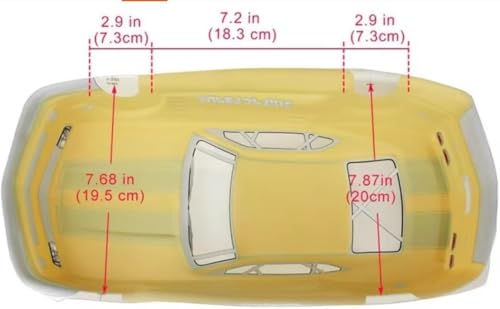 Preprinted PVC Body Shell for 1/10 On Road Racing Drift Car, No Cut, 1:10 Scale (Chevrolet Camaro, Yellow) - style: Chevrolet Camaro, Yellow