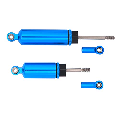 Metal Accessory Front and Rear Shock Absorber Damper Compatible with Wltoys 12428 12423 FY-03 1/12 RC Car RC Car Truck Buggy (Blue)