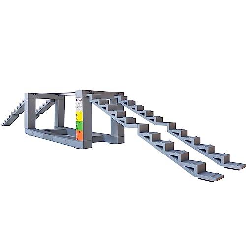 Tight Rope Drive Challenge Gray Version for 1/24 1/18 Scale RC Crawler Truck(NO Truck Included)