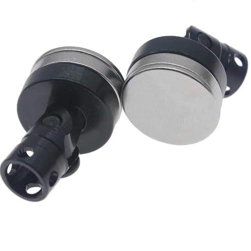 RC Magnetic Body Mounts for 1/10 Crawler Drift Car, 4 Pack Black Aluminum Alloy Invisible Body Post Mount Kit with High-Strength Magnets for SCX10 RC Car Shell