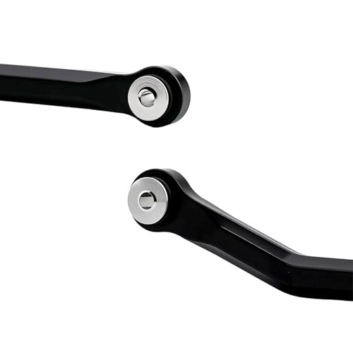 Brass High Clearance Chassis Links Set for Axial SCX24 Lexus GX 470 1/24 RC Crawler Car Upgrades,Black Coating - style: Brass