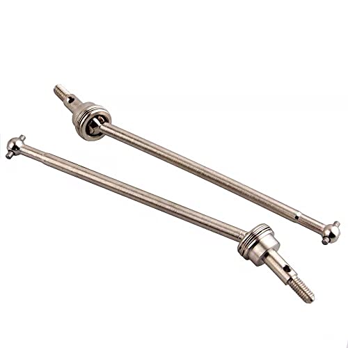 RC 108015 Metal Universal Drive Shaft Dogbone for HSP 1/10 94111 94110Pro 94108 Off-Road Monster Truck Upgrade Parts (Color : Black(2Pcs)) - color: Black(2pcs)