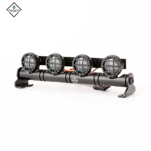 RC Light Bar 4.02 Inch USB LED Lights 5-Mode Strobe System RC Rock Lights Kit for TRX4 SCX10 Redcat Gen7 Upgrades 1/10 RC Crawler Accessories - size: 16MM Led Light