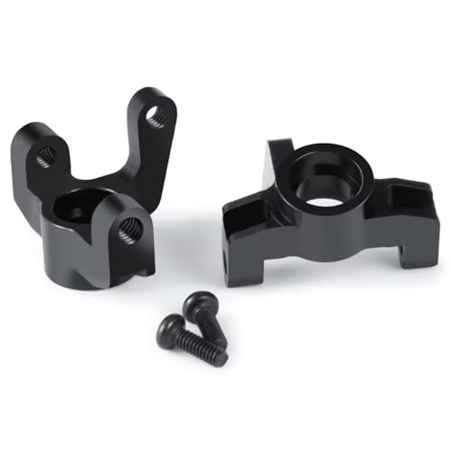 RC Crawlers Models For Mini-B 2WD For Buggy 1/16 Truck RC Model Upgrade Parts 2Pcs Aluminum Alloy Front Steering Knuckles Caster Blocks(Steering Knuckles) - size: Steering Knuckles