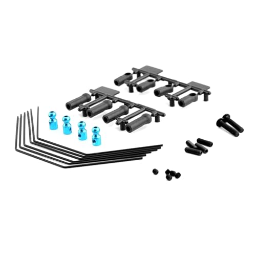 Components for Tamiya for XV01 XV01T 54514 1/10 Front Rear Anti-roll Bar Sway Kit Stabilizer Set 3 Hardnesses for RC Car Accessories
