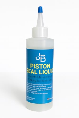 JB Industries Piston Seal Liquid, 8-Ounce Bottle – Sprayer Pump Lubricant for Airless Piston Pumps, Anti-Wear Formula Reduces Maintenance and Extends Pump Life
