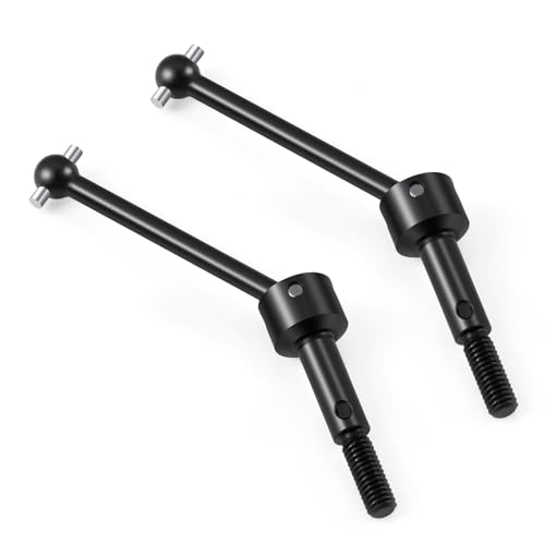 Hard Steel Universal Front & Rear Axle Drive Shaft CVD Set Dogbone Joint Compatible with Tamiya TT02 1/10 RC On Road Touring Car Upgrades