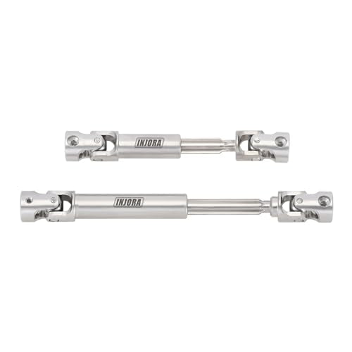 INJORA Stainless Steel Drive Shaft for TRX4M Defender Bronco Upgrade