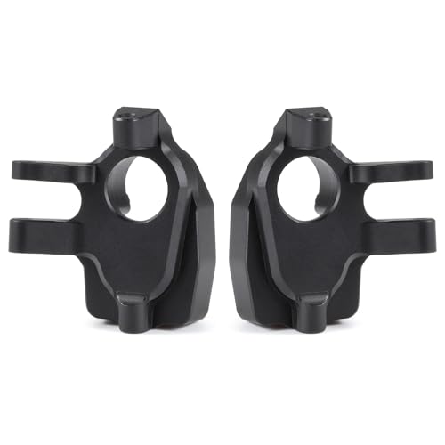 Aluminum Portal Steering Knuckle Caps Portal Cover for SCX10 III AR45P Capra F9 Supershafty CP44 CP43 Portal Axle (Black)