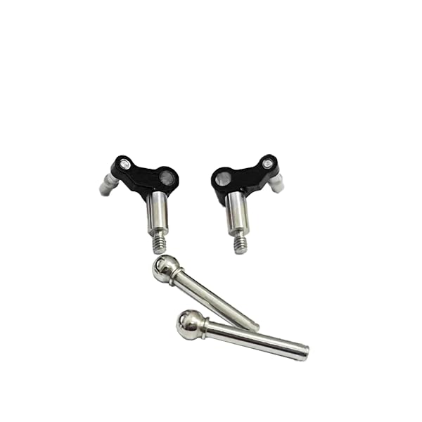 Nexx Racing Steering Knuckle Set for MR04-EVO2 - Remote Control Car, RC Cars 1/28 Scale Kyosho MR-04 EVO2 Chassis Set Upgrade Parts (HELIDIRECT) (Black)