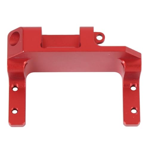 SUNGOOYUE Servo on Axle Mount, Aluminum Alloy Portal Axle 4-Link Suspension 1/10 RC Crawler Car Upgrade Parts for SCX10 III AR45P Third Generation (Red) - color: Net