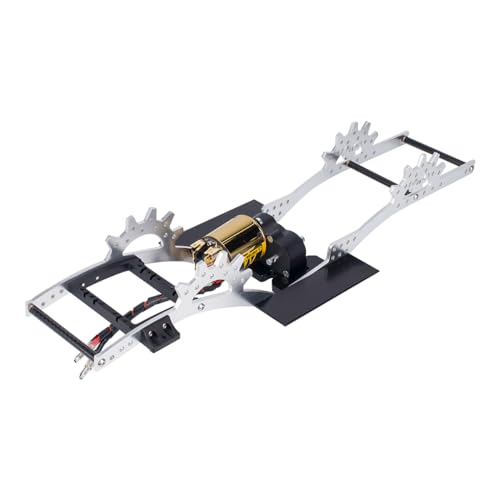 SCX10 TRX4 Gearbox,LCG Crawler R2 Metal Transmission Low Center of Gravity Gearbox for 1/10 RC Car SCX10 TRX4 RC4WD Capra Axle DIY Chassis(Red) - color: Red