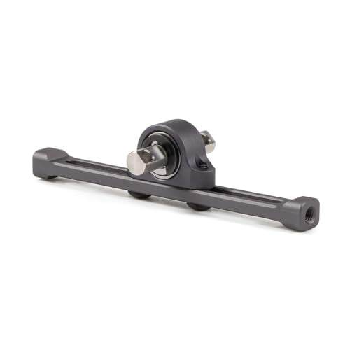 Adjustable Carrier Bearing 70mm Width Transfer Case, Aluminum Alloy CNC Machined for 1/10 RC Crawler LCG Chassis Cheater Rigs Comp Build (Gray) - color: Gray