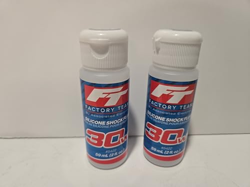 2 Pack Team ASSOCIATED 30WT Silicone Shock Fluid Oil LOSI 30 Weight ARRMA RC CAR Truck