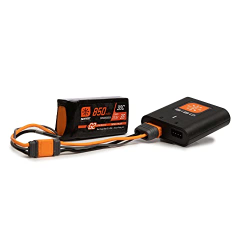 Spektrum Smart G2 Powerstage Air Bundle: 3S 850mAh LiPo Battery / S120 Charger, SPMXPSA100