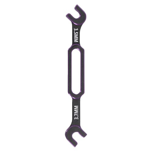 4 Pcs RC Wrench Set, RC Universal Repair Tool with 8 Sizes 3.0 3.2 3.5 3.7 4.0 5.0 5.5 6.0 mm, Turnbuckle Nut Ball Joint Remover for RC Crawler Car Boat Drone (Purple) - color: Purple
