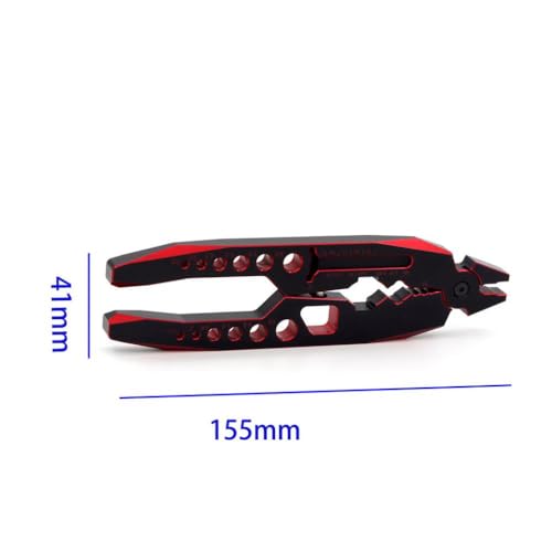 RC Crawler Shock Absorber Pliers 1/10 Scale Metal Ball Nose Tool Compatible with SCX10(Yellow) - color: Yellow
