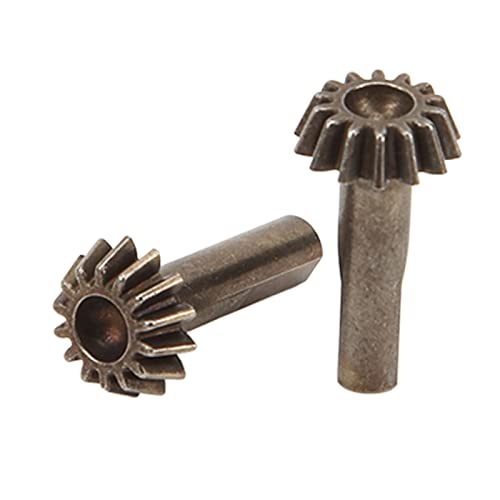 RC Bevel Gear, 2pcs Durable Iron Bevel Gears for 1/10 Scale RC Crawler Parts, Off-Road Hobbyists and Repair Enthusiasts