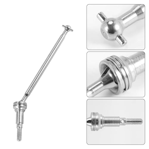 RC Car Drive shafts Compatible with Hosim for XLH 9125 RC Car Upgrade Parts Accessories 2Pcs Metal Front CVD for Universal Drive Shaft 25-WJ03