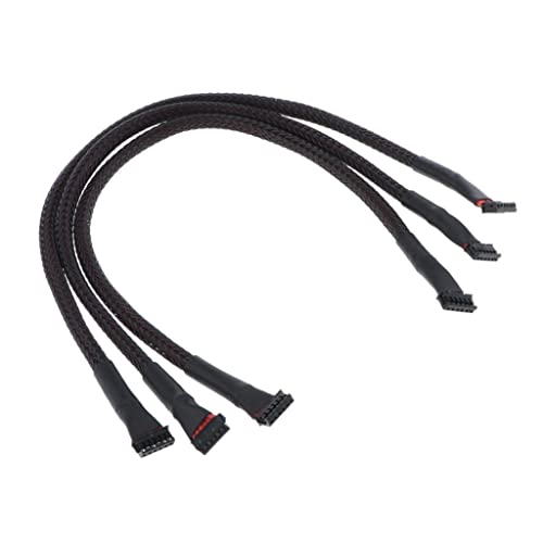 Brushless Motor Sensor Wire Cable 250mm (9.84 inch) 3pcs Compatible with RC Car Truck Model Toy Parts, High Quality Silicone