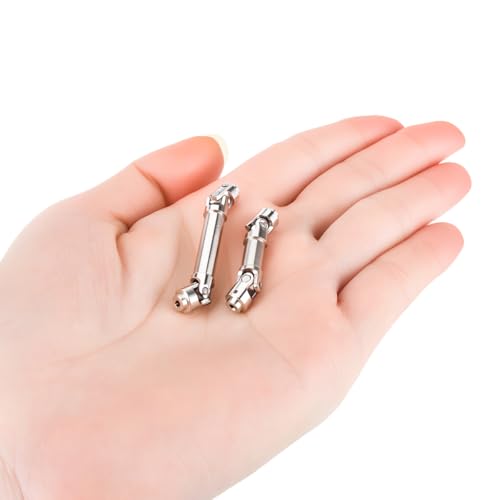 1/30 Scale RC Crawler Stainless Steel Drive Shaft, Metal Replacement Drivetrain Part for SCX30-Style Chassis