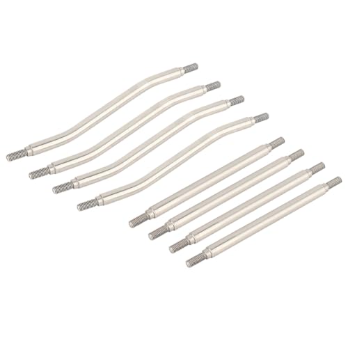 8pcs Suspension Steering Linkage Link Rod Set with Ball End for RC Car Crawler Axial Capra 1.9 UTB AXI03004 Replacement Parts