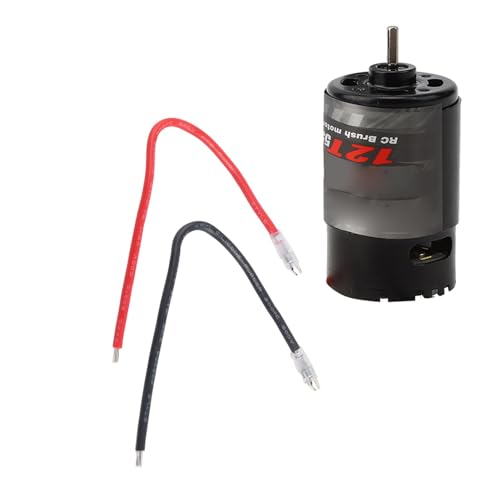 BRRNOO Brushed Motor, RC Crawler Motor RC Kit Accuracy Low Noise 550 Brushed for 4 Model (12T) - size: 12T