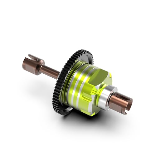 CROBOLL R11139 Upgraded Aluminum Central Differential with 65T CNC Gear & S2 Alloy Steel Cup for RC Car, Spare Parts RC Truck for RZ001 and XTS-F10