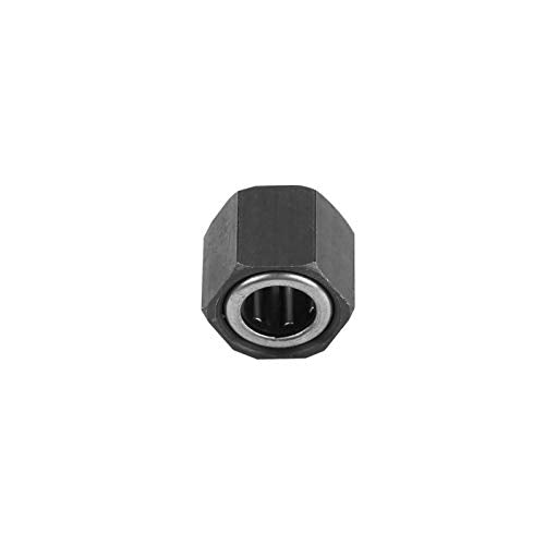 12mm One Way Bearing with Hex Nut – RC Pull Starter Bearing for Nitro Engine Cars, Compatible with HSP Redcat Exceed HPI 1/10 Buggy, Durable Metal Replacement Part