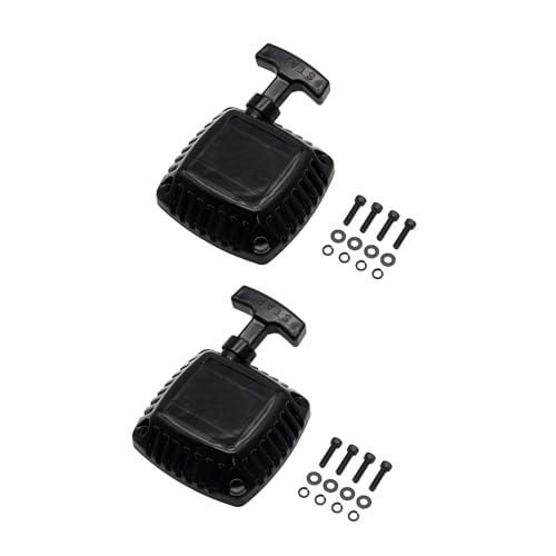 Pull Start Starter Aluminum Core 2pcs | for 1/5 23cc 26cc 29cc 30.5cc Zenoah CY Engine for 1/5 Hpi Rofun Rovan KM Baja 5B 5T 5SC Losi 5ive T Truck Rc Car Parts