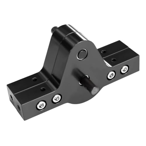 CNC Aluminum 17T 37T Transfer Case Gearbox Bridge Device Compatible with 1/10 RC Crawler Car D110 Chassis(Black) - color: Black