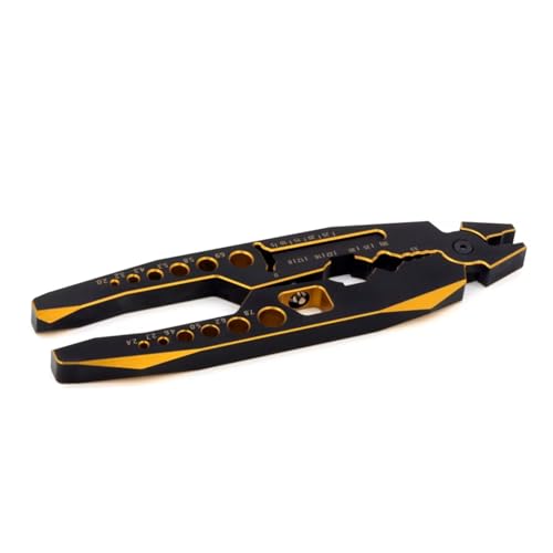 for SCX10 for TRX4 1/10 Metal Shock Absorber Pliers Ball Nose Pliers Clip RC Car Upgrade Practical Assembly Disassembly Tool RC Car Parts(Yellow) - size: Yellow
