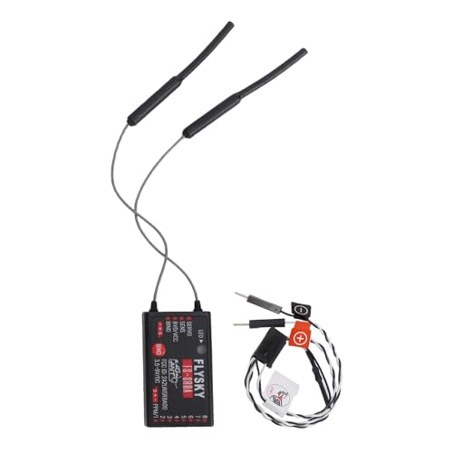 GoolRC Flysky FS-SR8A Receiver, 2.4GHz 8 Channel Receiver ANT Protocol Dual Antennas Compatible with Flysky FS-ST8 FS-ST16 FS-G7P FS-G7P+ FS-G11P RC Transmitter for RC Airplane Car Boat