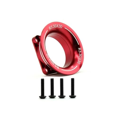 RC Car Accessories for Sakura D3 D4 for HSP for HPI 540 550 3650 Motor/ESC Heatsink 1/10 1/8 30X30 Cooling Fan Cover Air Cooling Channel Parts Replacement(Red) - size: Red
