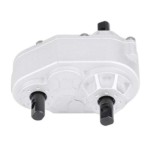 RC Crawler Transfer Case, Metal Construction with Included Screws Metal Upgrade Accessory for 1/10 Scale Off-Road Enthusiasts Hobbyists