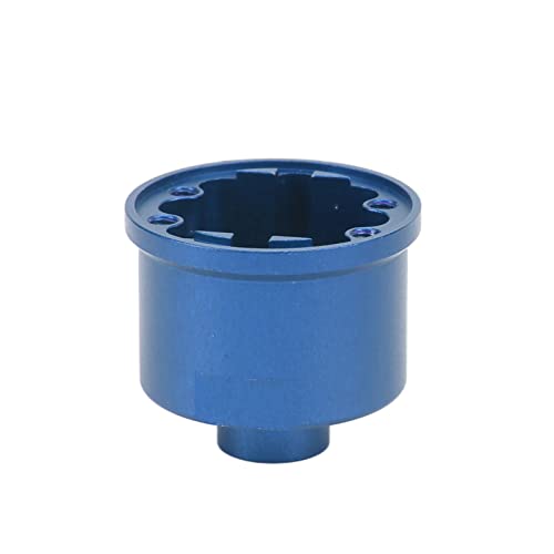 HUIOP Differential Case Made of Aluminum Alloy, Sturdy and Precise for Slash 4X4 RC Cars, Smooth Ride Lower Revs Higher Torsion, Easy to Install, RC Car Part (Dark Blue) - color: Dark Blue