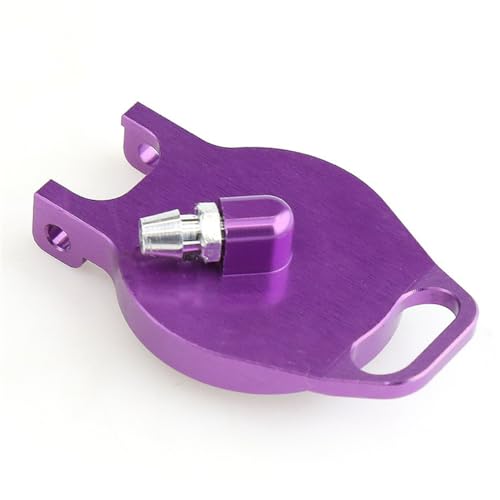 Aluminum Fuel Tank Cover Cap RC Upgraded Parts for HSP 94122 94155 94166 94177 94188 1/10 RC Car, Purple - color: Purple Fuel Tank Cover
