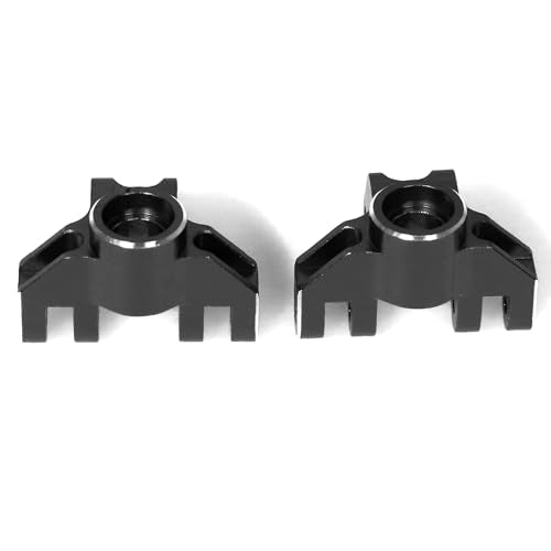 Aluminum Front Steering Cup RC Upgraded Parts for LOSI 1/18 Mini LMT 4X4 Brushed Monster Truck RTR-LOS01026 RC Car, Black - color: Black Front Steering Cup