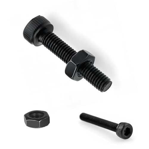 M3 Screw and Nut Assortment Kit for 3D Printer DIY - 400 Pcs Bolts and Nut Assortment Hex Socket Head Cap with Storage Box for RC Cars, DIY Projects,12.9 Grade Alloy Steel